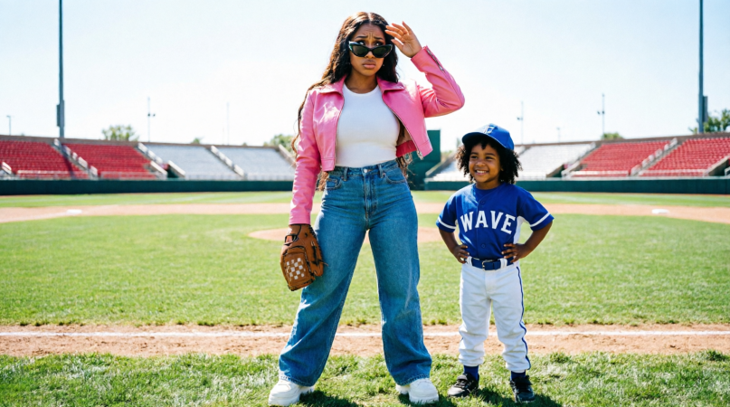 Cardi B Jokes About Being a "Girls' Mom" After Heatwave at Son's Baseball Game